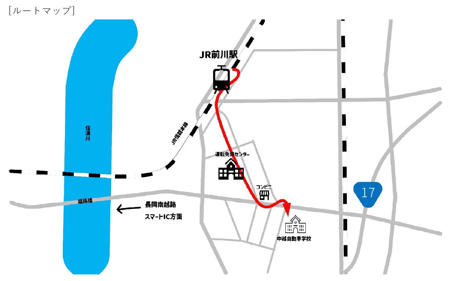 前川駅ルート